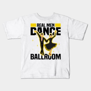 Real Men Dance Ballroom, Ball culture And Ballhall Kids T-Shirt